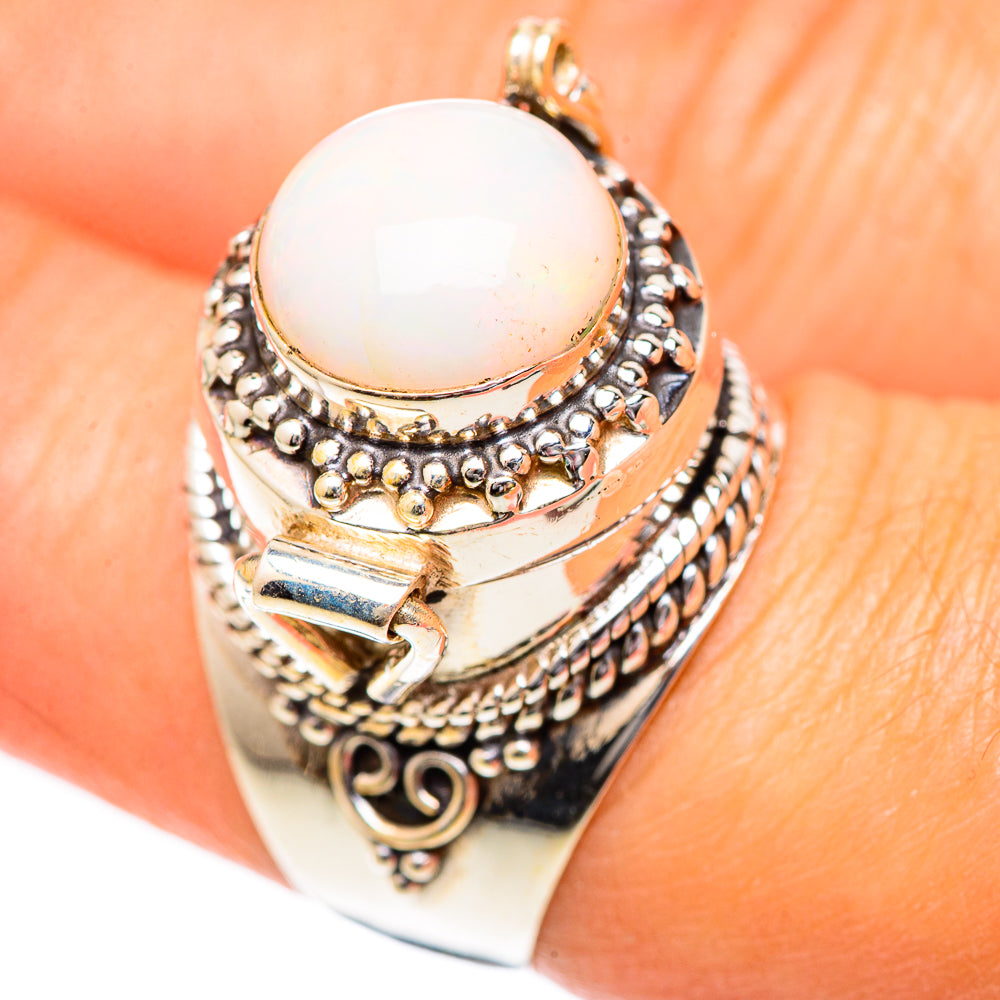Ethiopian Opal Rings handcrafted by Ana Silver Co - RING125267