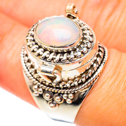 Ethiopian Opal Rings handcrafted by Ana Silver Co - RING125268