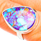 Purple Copper Composite Turquoise Rings handcrafted by Ana Silver Co - RING125281