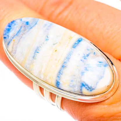 Blue Scheelite Rings handcrafted by Ana Silver Co - RING125298
