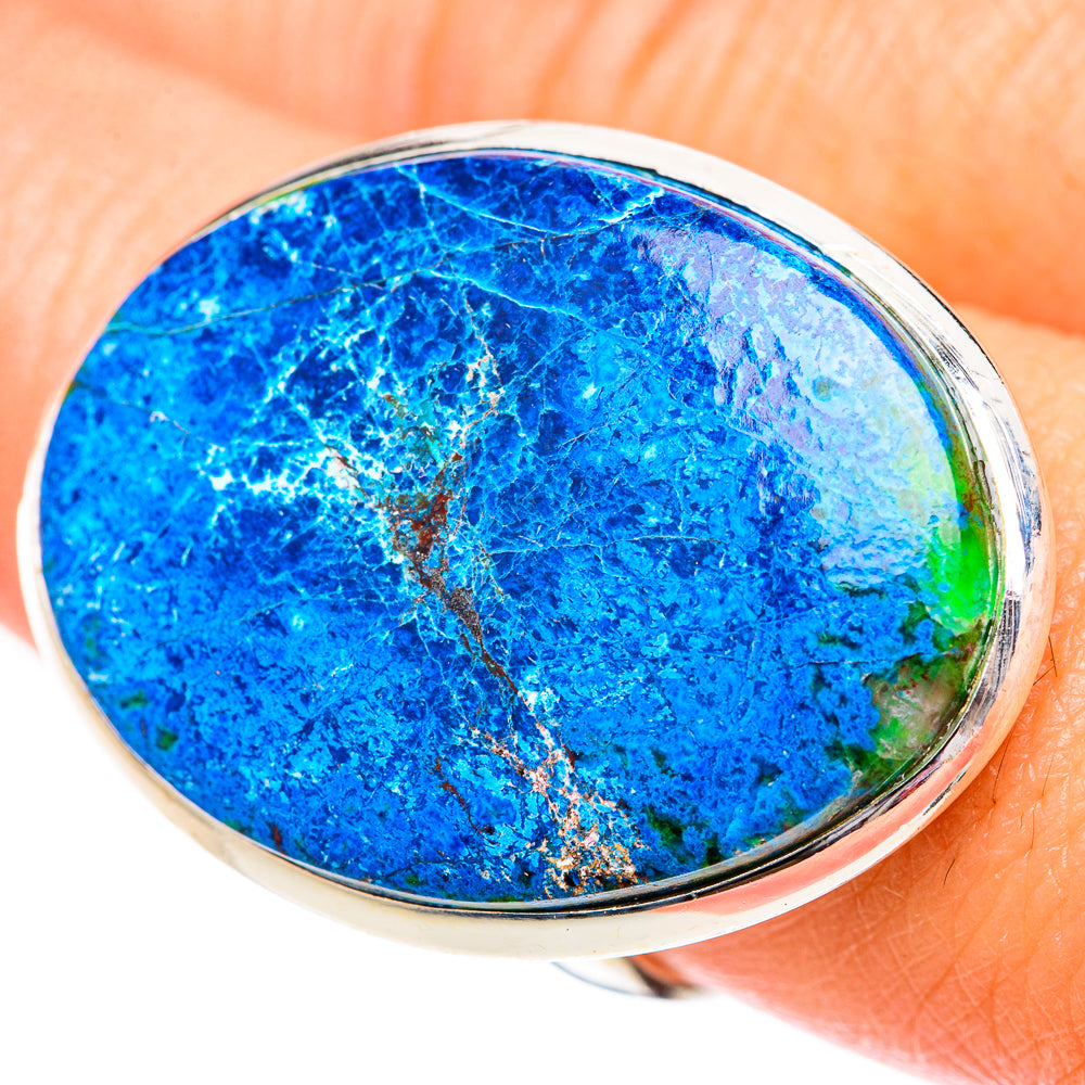 Chrysocolla Rings handcrafted by Ana Silver Co - RING125302