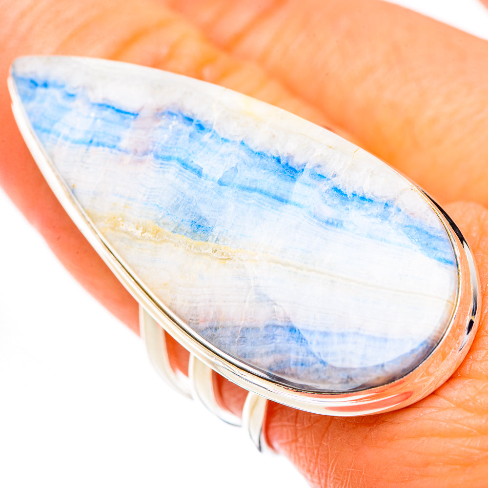 Blue Scheelite Rings handcrafted by Ana Silver Co - RING125303