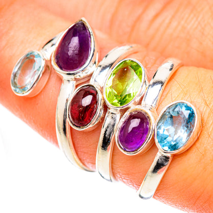 Amethyst Rings handcrafted by Ana Silver Co - RING125333