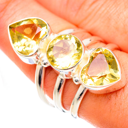 Citrine Rings handcrafted by Ana Silver Co - RING125335