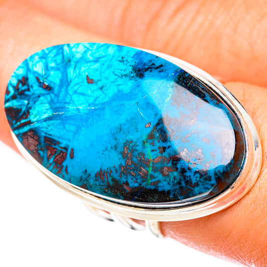 Shattuckite Rings handcrafted by Ana Silver Co - RING125336