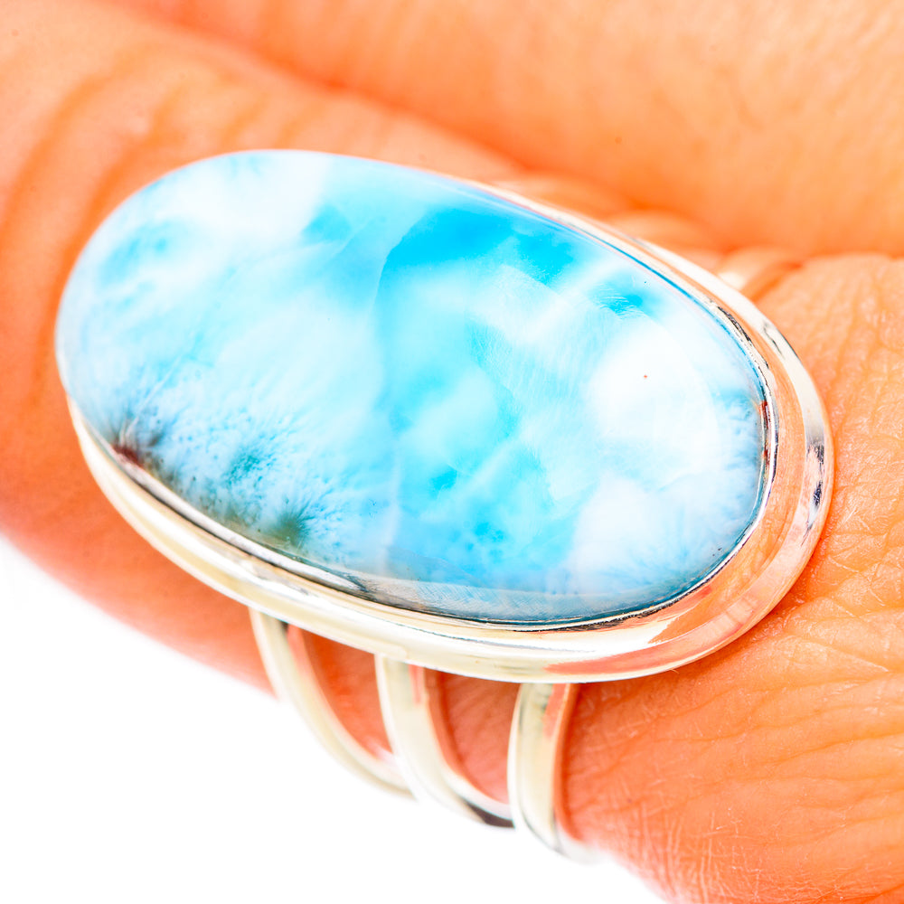 Larimar Rings handcrafted by Ana Silver Co - RING125344