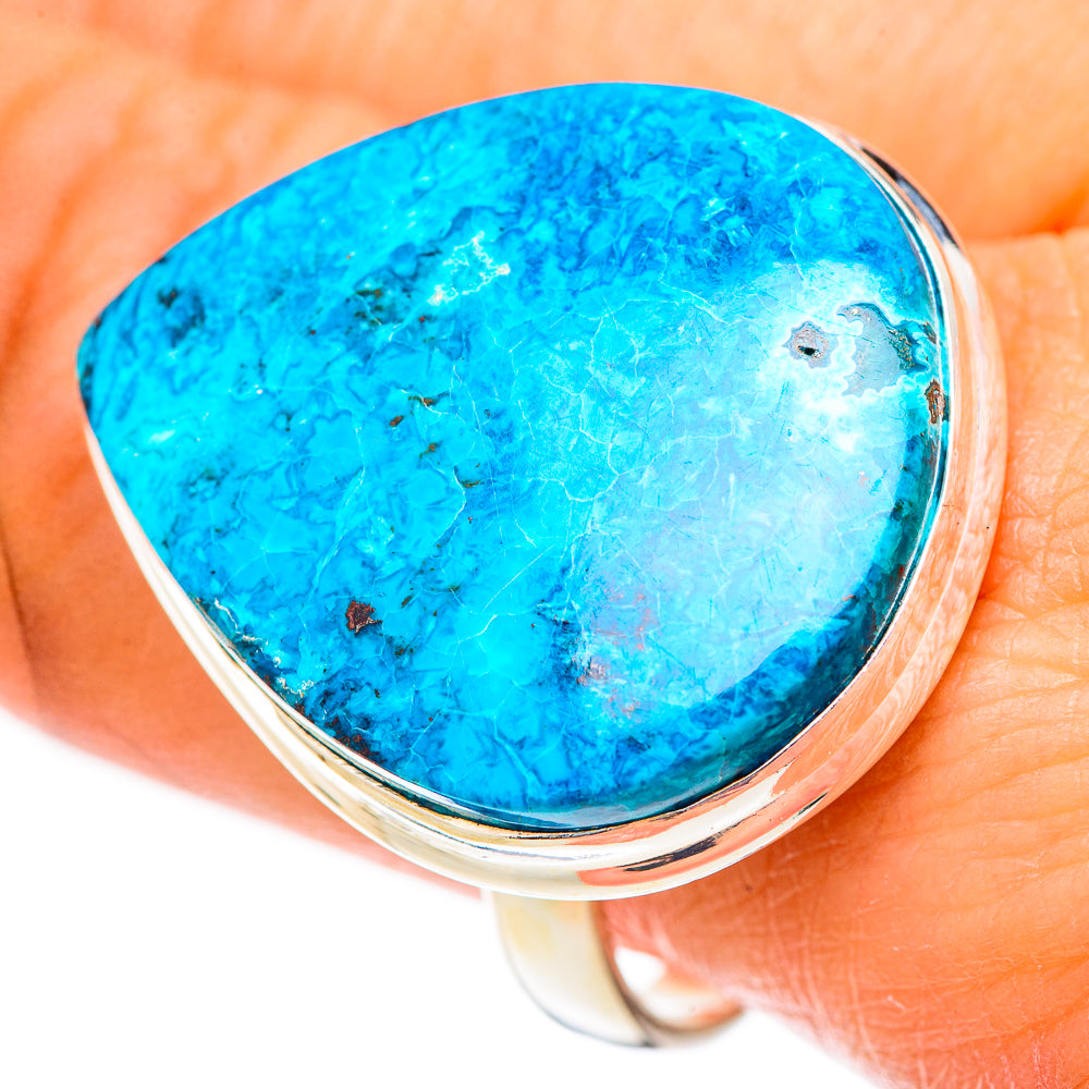 Chrysocolla Rings handcrafted by Ana Silver Co - RING125349