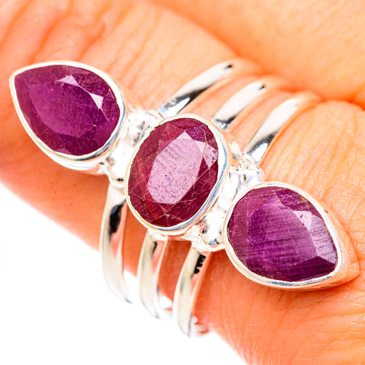 Ruby Rings handcrafted by Ana Silver Co - RING125353