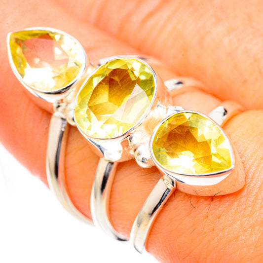 Citrine Rings handcrafted by Ana Silver Co - RING125365