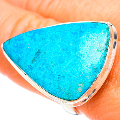 Chrysocolla Rings handcrafted by Ana Silver Co - RING125368