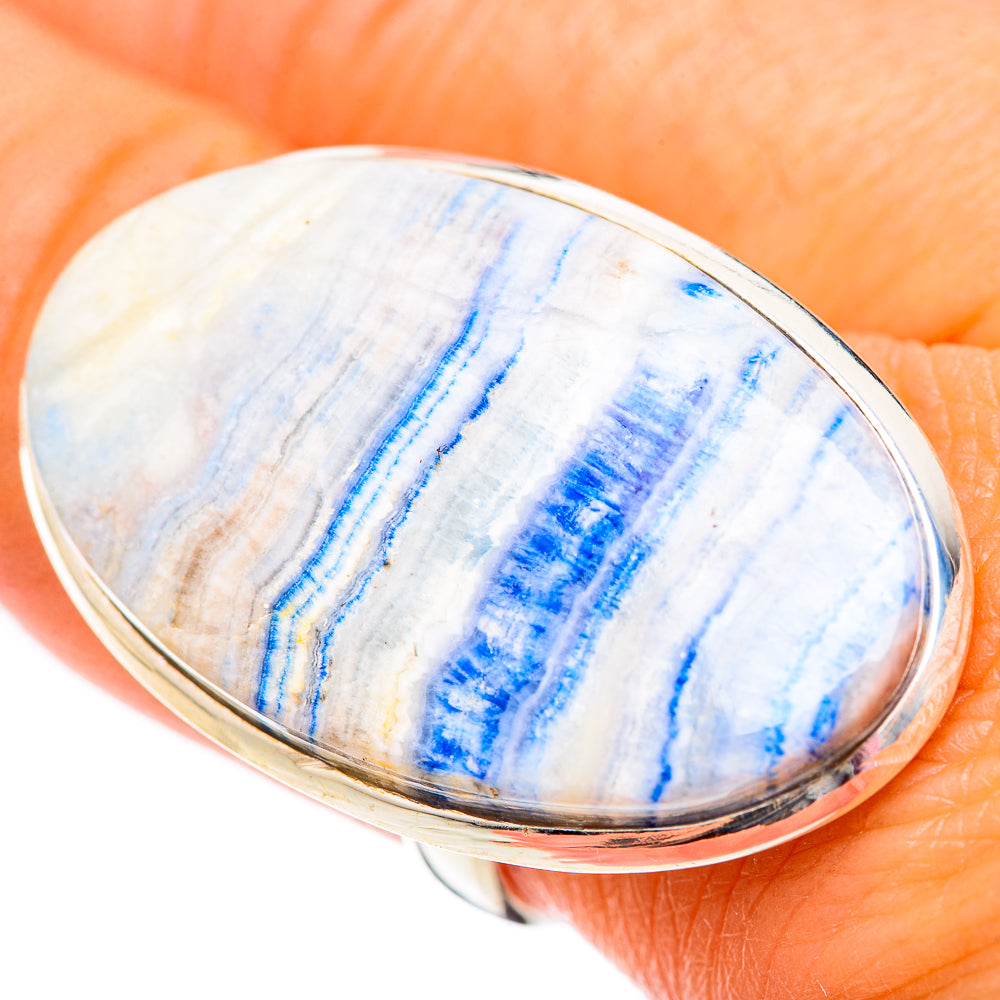 Blue Scheelite Rings handcrafted by Ana Silver Co - RING125370