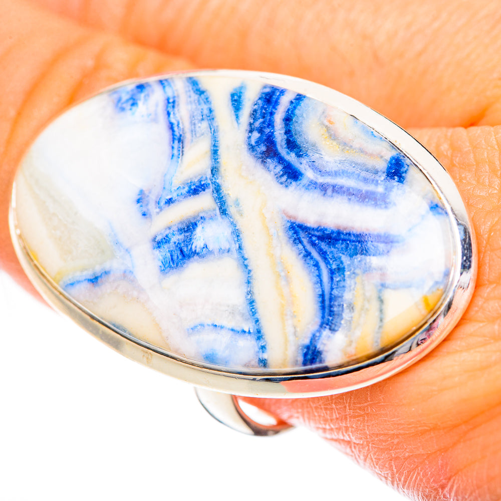 Blue Scheelite Rings handcrafted by Ana Silver Co - RING125390