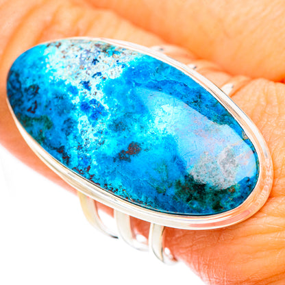 Chrysocolla Rings handcrafted by Ana Silver Co - RING125394