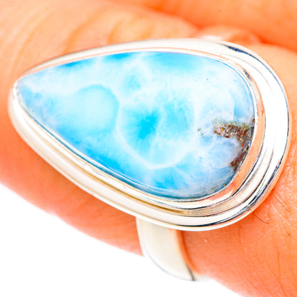 Larimar Rings handcrafted by Ana Silver Co - RING125398