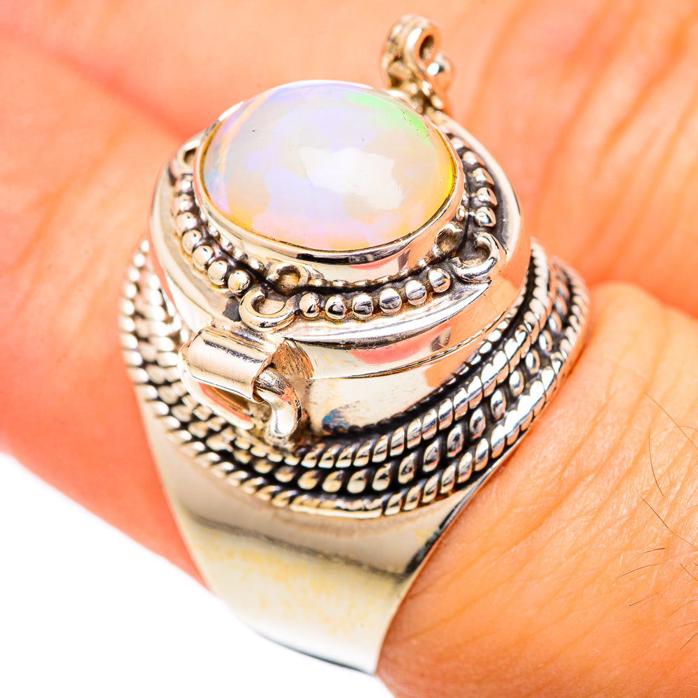 Ethiopian Opal Rings handcrafted by Ana Silver Co - RING125408