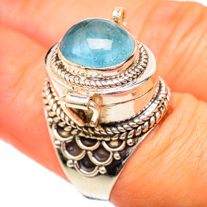Aquamarine Rings handcrafted by Ana Silver Co - RING125411