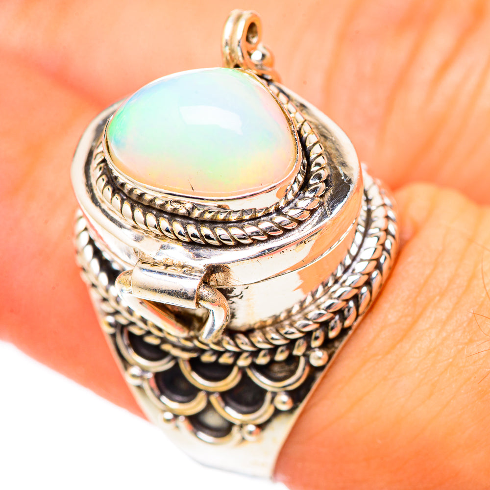Ethiopian Opal Rings handcrafted by Ana Silver Co - RING125417