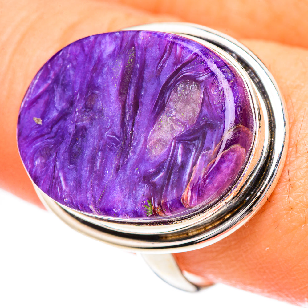 Charoite Rings handcrafted by Ana Silver Co - RING125424