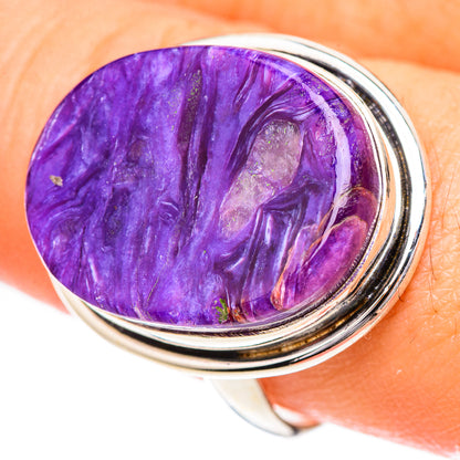 Charoite Rings handcrafted by Ana Silver Co - RING125424