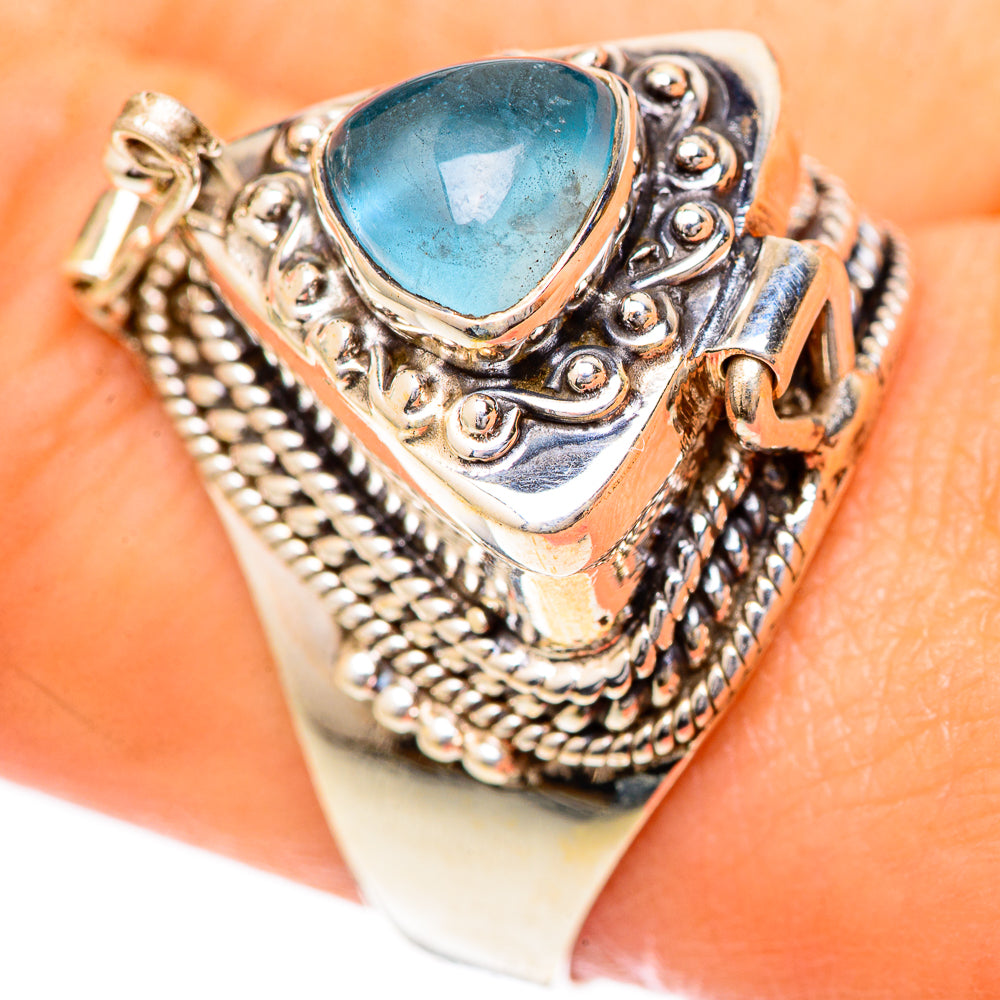 Aquamarine Rings handcrafted by Ana Silver Co - RING125447