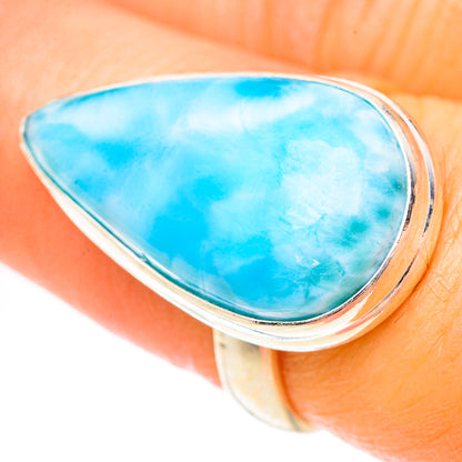 Larimar Rings handcrafted by Ana Silver Co - RING125456