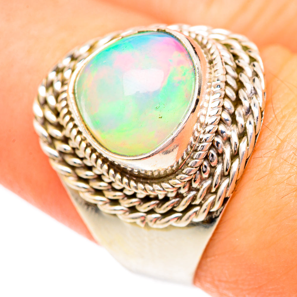 Aquamarine Rings handcrafted by Ana Silver Co - RING125460
