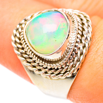 Aquamarine Rings handcrafted by Ana Silver Co - RING125460