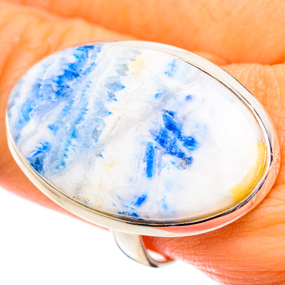 Blue Scheelite Rings handcrafted by Ana Silver Co - RING125468