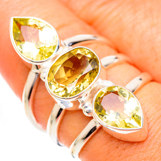 Citrine Rings handcrafted by Ana Silver Co - RING125511