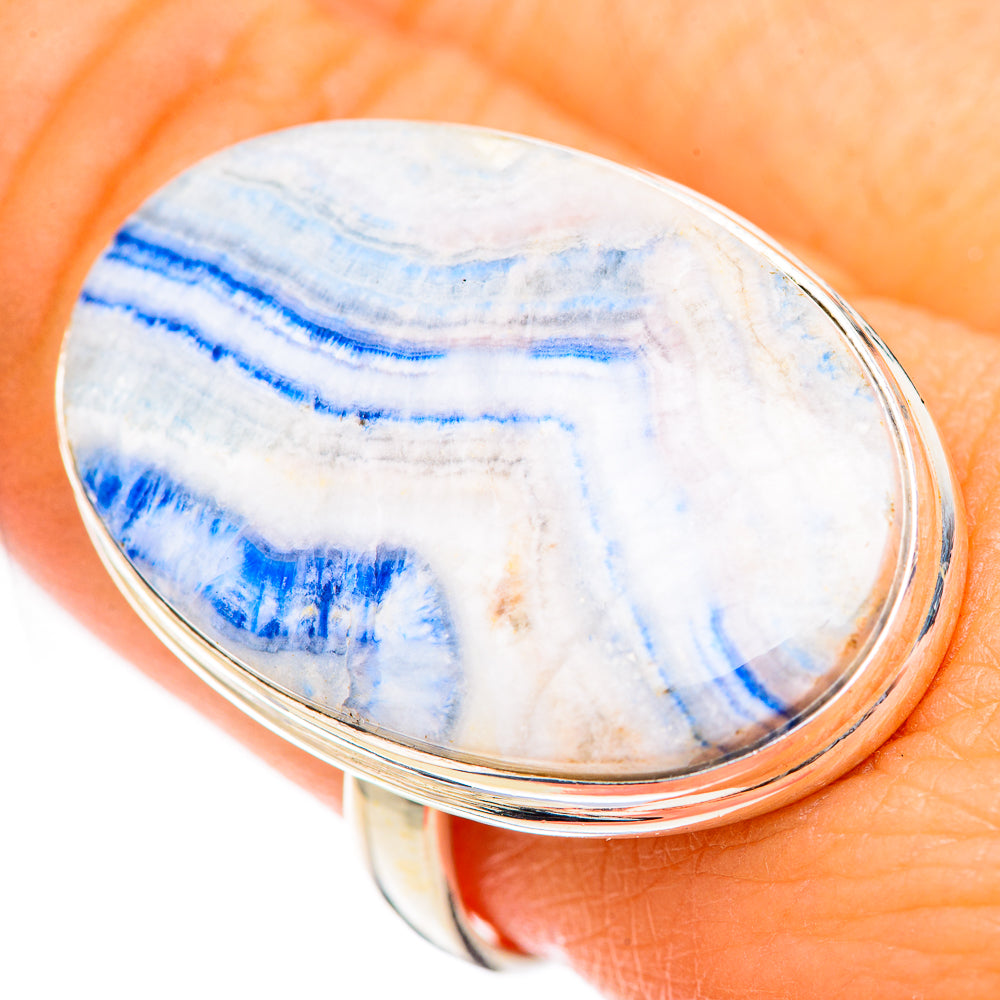 Blue Scheelite Rings handcrafted by Ana Silver Co - RING125514