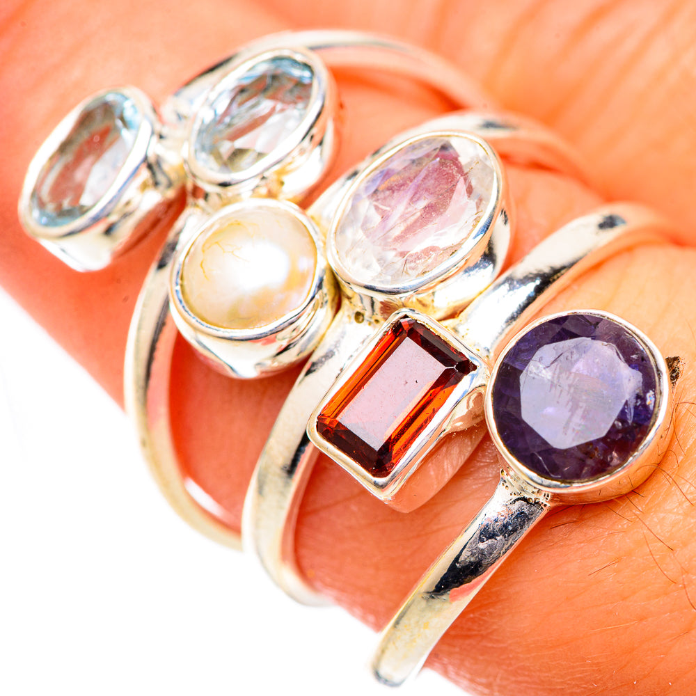 Garnet Rings handcrafted by Ana Silver Co - RING125526