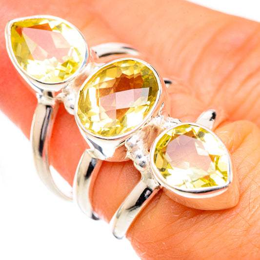 Citrine Rings handcrafted by Ana Silver Co - RING125527