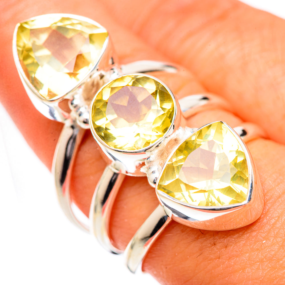 Citrine Rings handcrafted by Ana Silver Co - RING125528