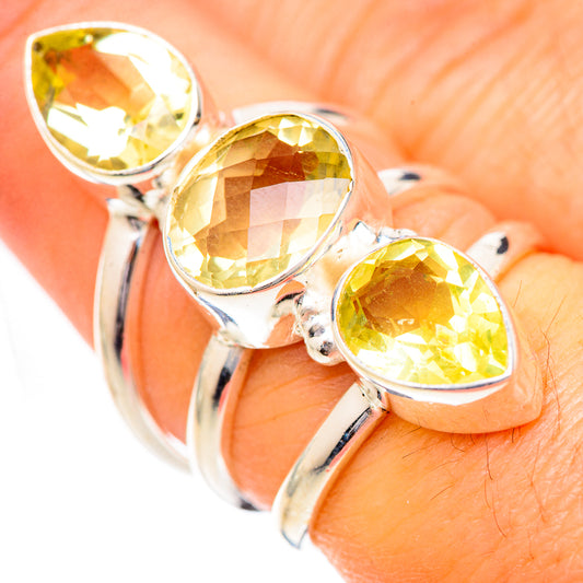 Citrine Rings handcrafted by Ana Silver Co - RING125560