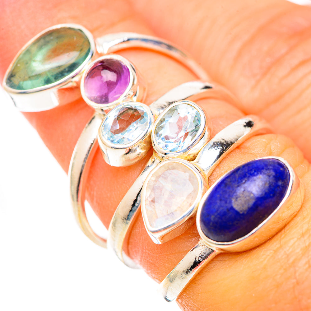 Lapis Lazuli Rings handcrafted by Ana Silver Co - RING125569