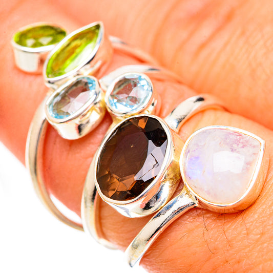 Smoky Quartz Rings handcrafted by Ana Silver Co - RING125596