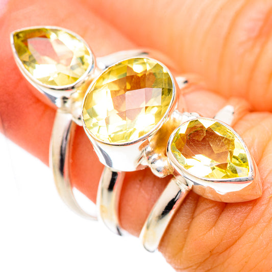 Citrine Rings handcrafted by Ana Silver Co - RING125599