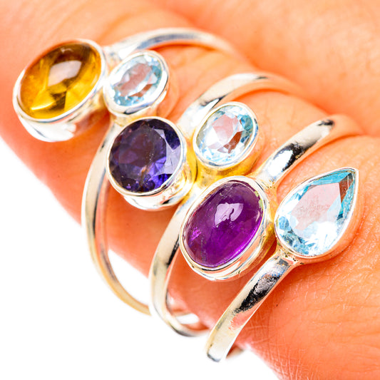 Amethyst Rings handcrafted by Ana Silver Co - RING125607