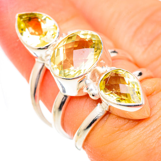 Citrine Rings handcrafted by Ana Silver Co - RING125609