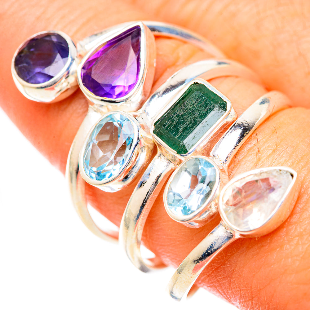 Emerald Rings handcrafted by Ana Silver Co - RING125630