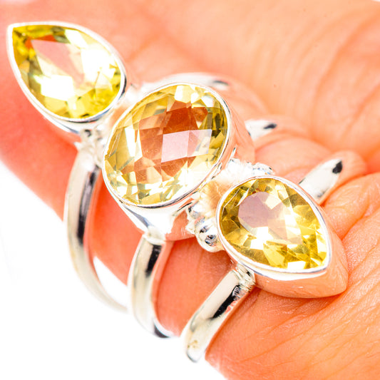 Citrine Rings handcrafted by Ana Silver Co - RING125639