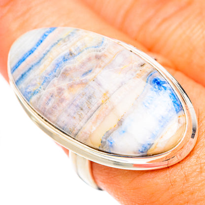 Blue Scheelite Rings handcrafted by Ana Silver Co - RING125643