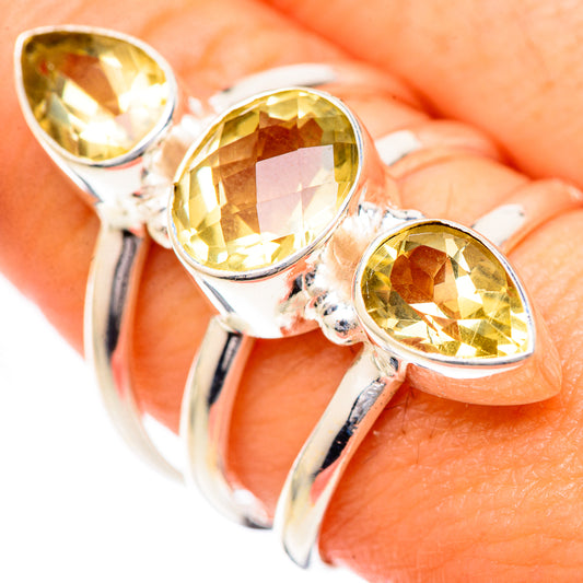 Citrine Rings handcrafted by Ana Silver Co - RING125644