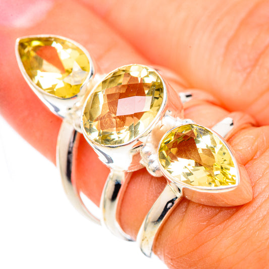 Citrine Rings handcrafted by Ana Silver Co - RING125647