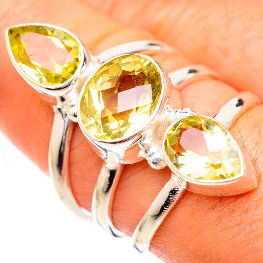 Citrine Rings handcrafted by Ana Silver Co - RING125652