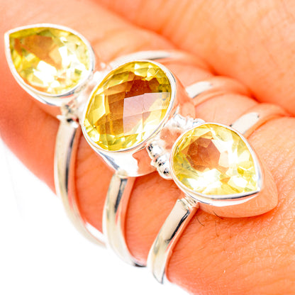 Citrine Rings handcrafted by Ana Silver Co - RING125656