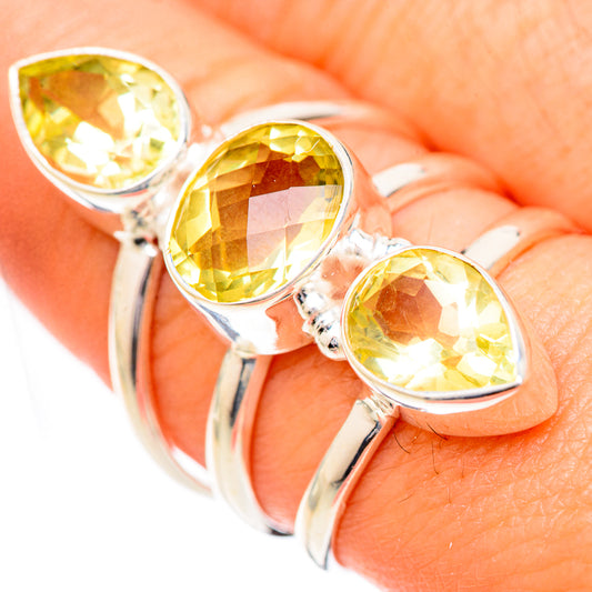 Citrine Rings handcrafted by Ana Silver Co - RING125656