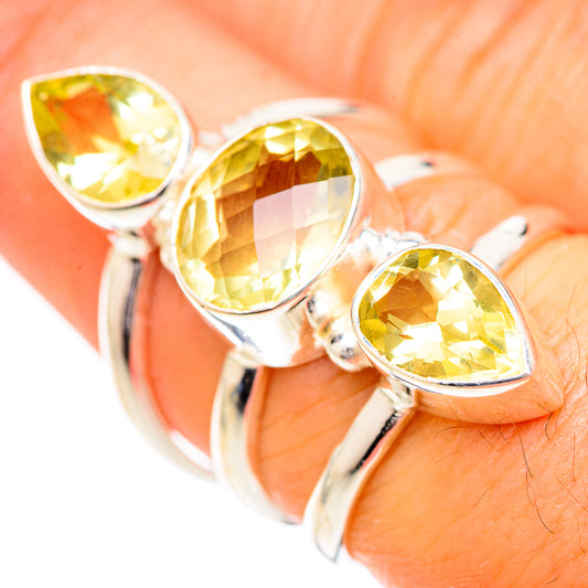 Citrine Rings handcrafted by Ana Silver Co - RING125657
