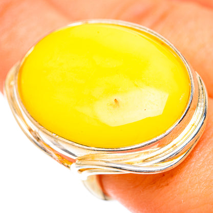 Baltic Amber Rings handcrafted by Ana Silver Co - RING125666