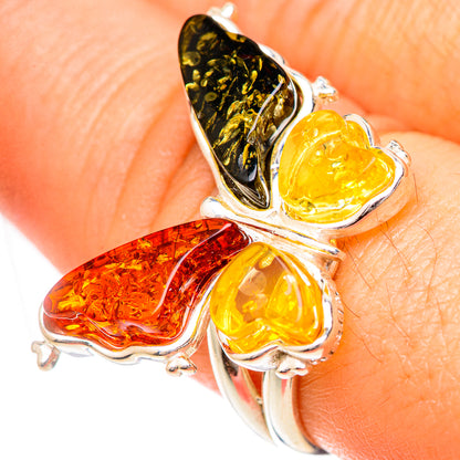 Baltic Amber Rings handcrafted by Ana Silver Co - RING125668